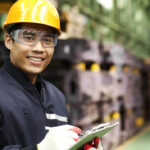 Portrait,Asian,Engineer,Smiling,Look,On,You,Camera